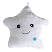 Light Up Star Pillow (White) Light Up Star Pillow (White)